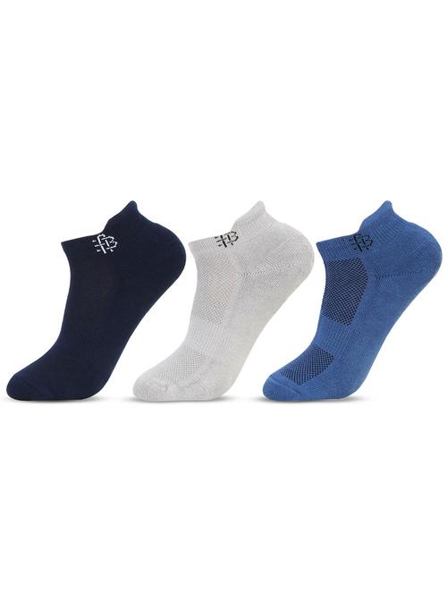 men pack of 3 printed ankle length socks - 21641281 - Very Small Image - 1