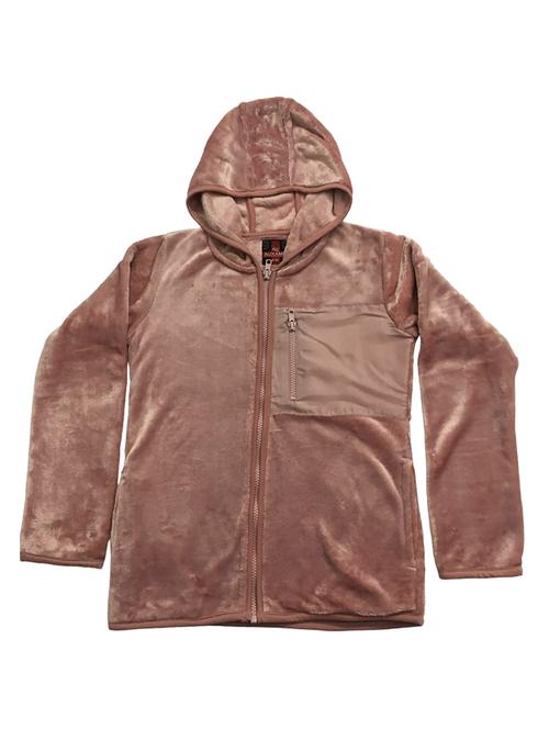 girls brown plain long sleeve sweatshirt - 21642437 - Very Small Image - 1