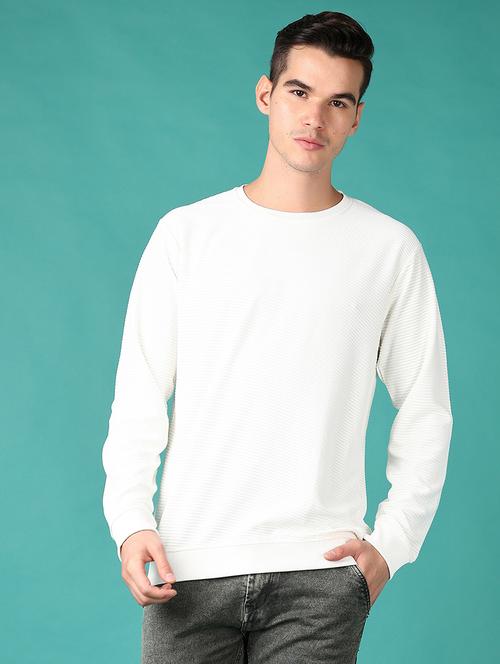 men regular fit solid long sleeve sweatshirt - 21642550 - Very Small Image - 1