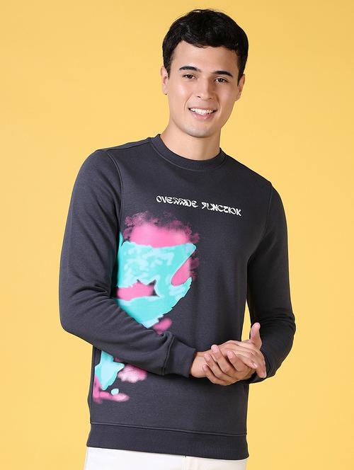 men long sleeve regular fit sweatshirt - 21642557 - Very Small Image - 1