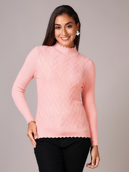 women solid long sleeve pullover - 21642572 - Very Small Image - 1