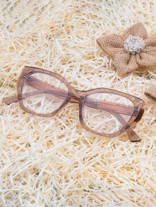 ted smith cat-eye brown acetate spectacles frame for womens - 21642707 - Very Small Image - 1