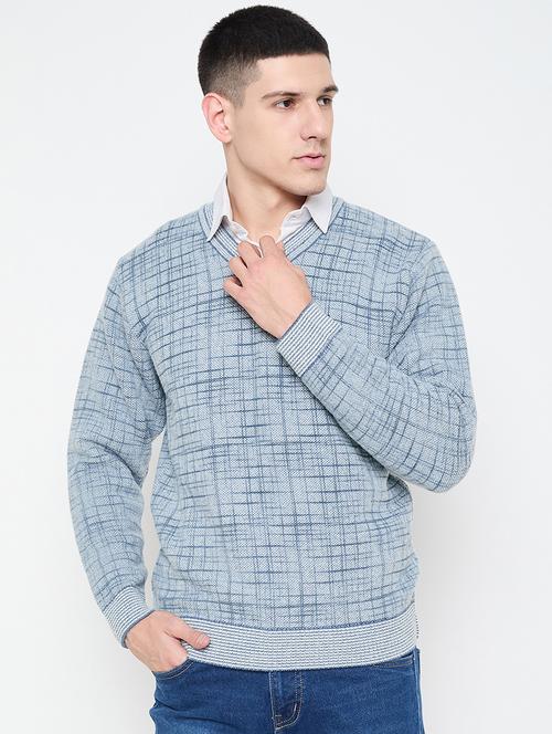 men self design long sleeves pullover - 21644377 - Very Small Image - 1