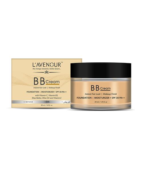 l'avenour bb cream with spf 30 pa++ for instant fair look & makeup finish - 30ml - 21644613 - Very Small Image - 1