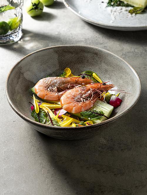 plain grey microwave safe ceramic bowl - 21645007 - Very Small Image - 1