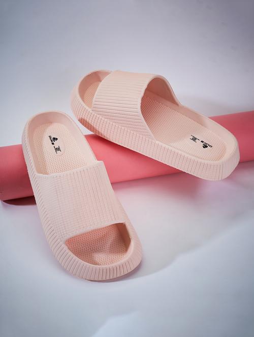 women solid comfortable slides - 21645053 - Very Small Image - 1
