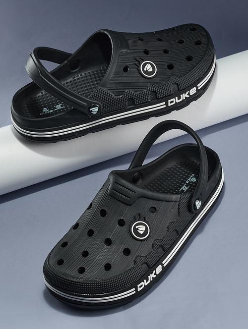 men black solid clogs - 21645055 - Very Small Image - 1