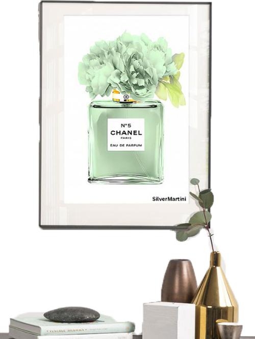 luxury bloom chanel art wall painting - 21645372 - Very Small Image - 1