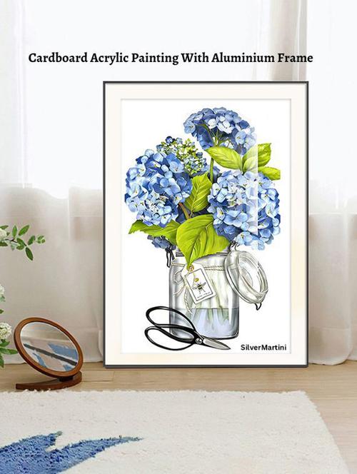 luxury bloom nature art wall painting - 21645373 - Very Small Image - 1