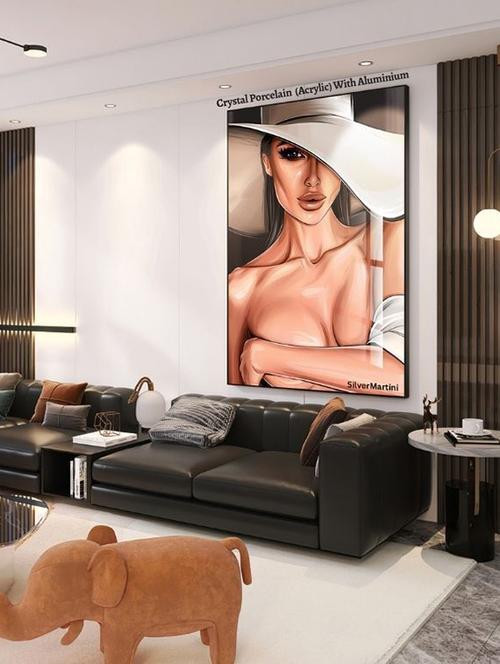 luxury modern glam wall painting - 21645374 - Very Small Image - 1