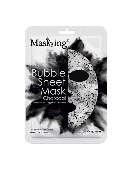 masking skin deep cleansing, anti-pollution, bubble sheet mask (pack of 1) - 21645846 - Very Small Image - 1