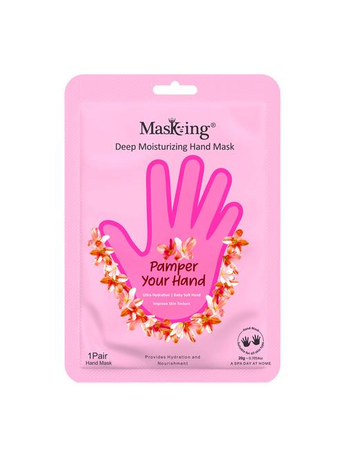 masking hydrating,moisturisation and exfoliating hand mask for smooth hand - 21645847 - Very Small Image - 1