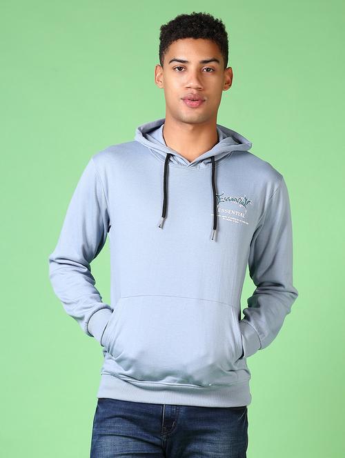 men long sleeves front & back print sweatshirt - 21646067 - Very Small Image - 1