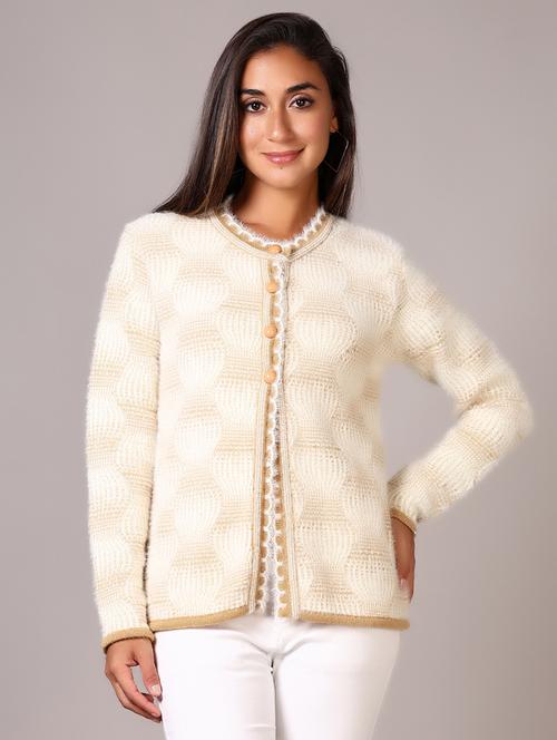 women self designed long sleeve cardigan - 21646908 - Very Small Image - 1