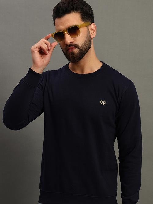 men solid regular fit sweatshirt - 21647108 - Very Small Image - 1