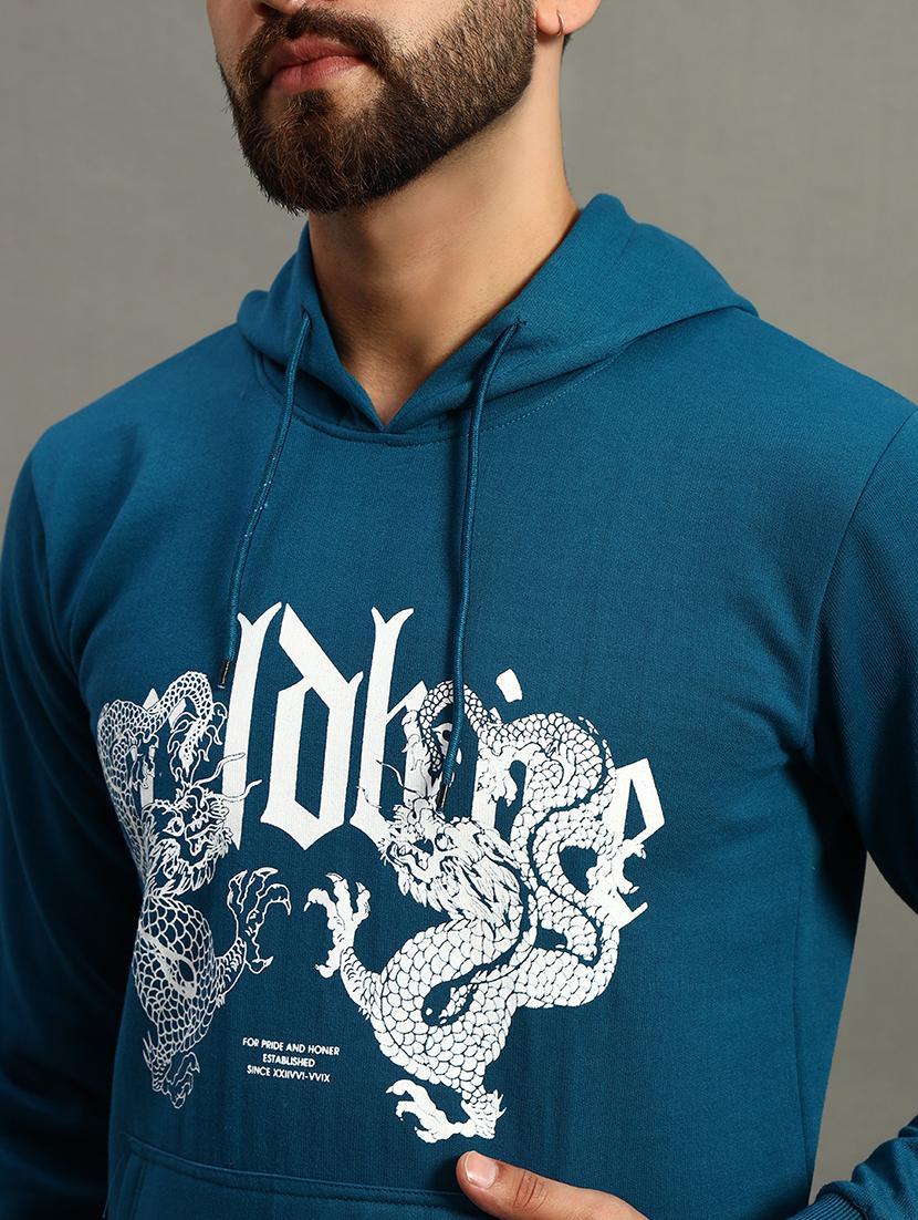 men front print regular fit sweatshirt - 21647125 - Standard Image - 4