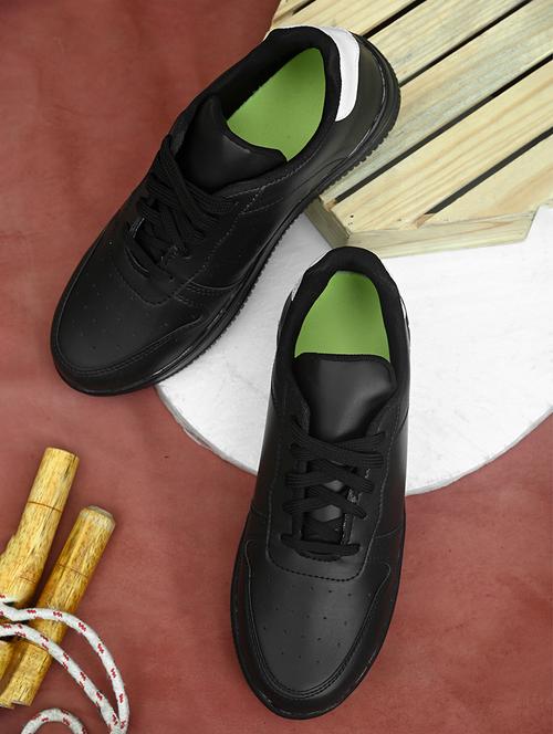 men black lace up sneaker - 21647298 - Very Small Image - 1