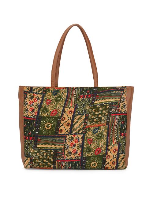 women printed laptop tote bag   - 21647401 - Very Small Image - 1
