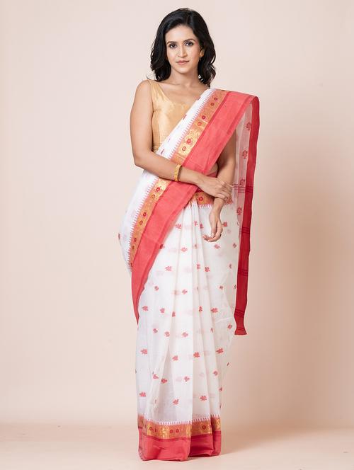 women self design handloom saree - 21648433 - Very Small Image - 1