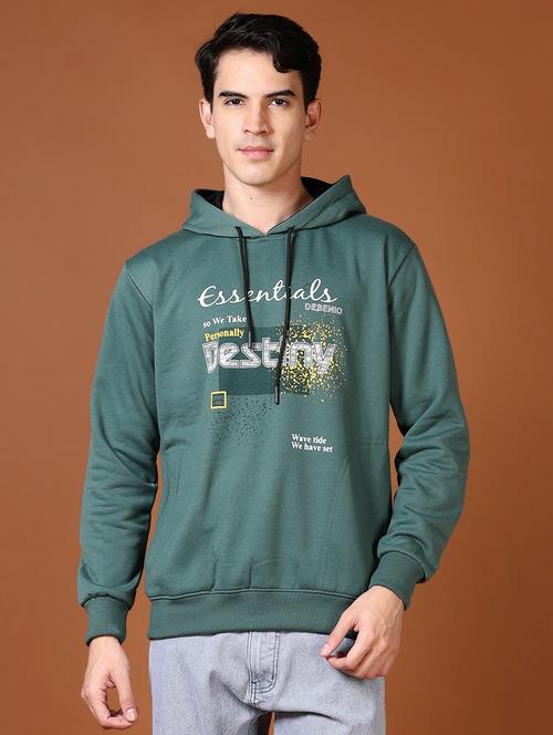 men long sleeves front print sweatshirt - 21648546 - Very Small Image - 1