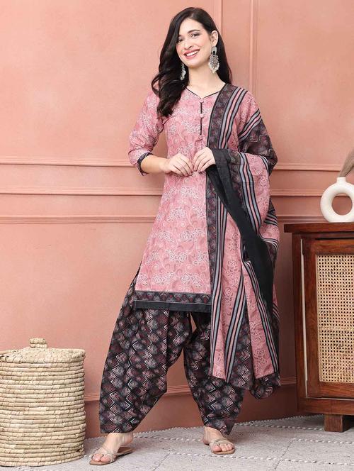 women floral kurta salwar set with dupatta - 21650292 - Very Small Image - 1