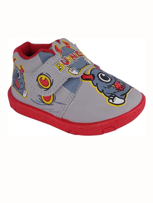 kids printed velco booties - 21650959 - Very Small Image - 1