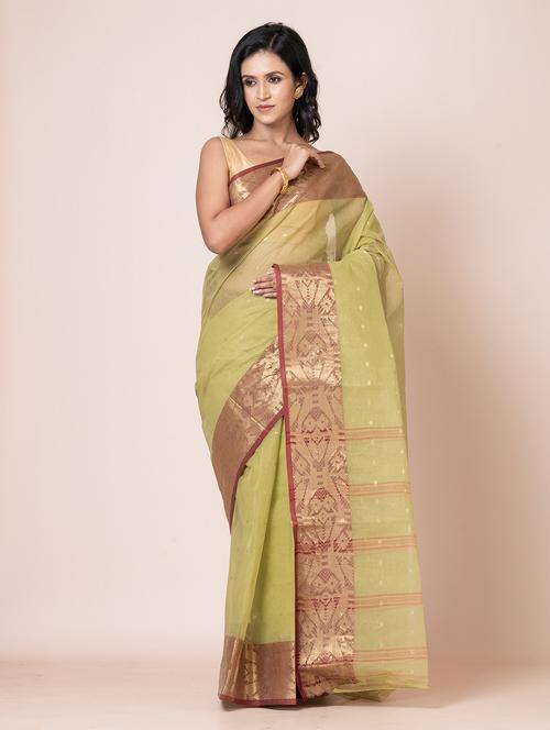women self design tant saree - 21651718 - Very Small Image - 1