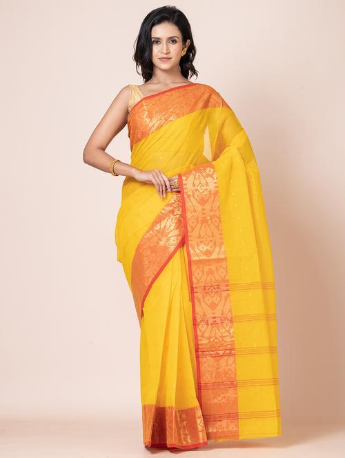 women self design tant saree - 21651719 - Very Small Image - 1