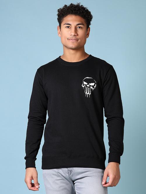 men long sleeves front & back print sweatshirt - 21652785 - Very Small Image - 1