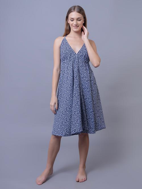 women florals fit & flare holiday dress - 21653410 - Very Small Image - 1