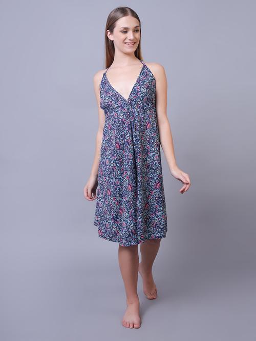 women floral fit & flare holiday dress - 21653411 - Very Small Image - 1