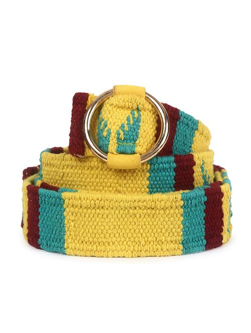 men multi color leatherette belt - 21653428 - Very Small Image - 1