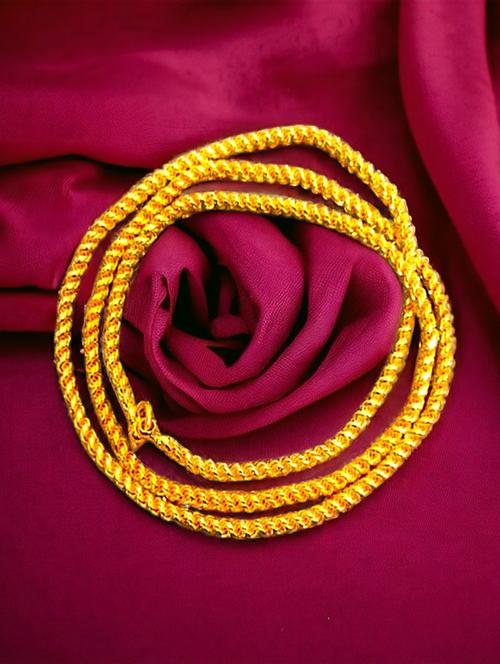 gold-plated traditional necklace for women with elegant pendant - 21654960 - Very Small Image - 1