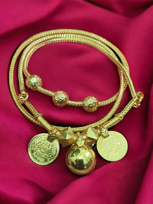 gold plated traditional necklace for women with elegant pendant - 21655017 - Very Small Image - 1