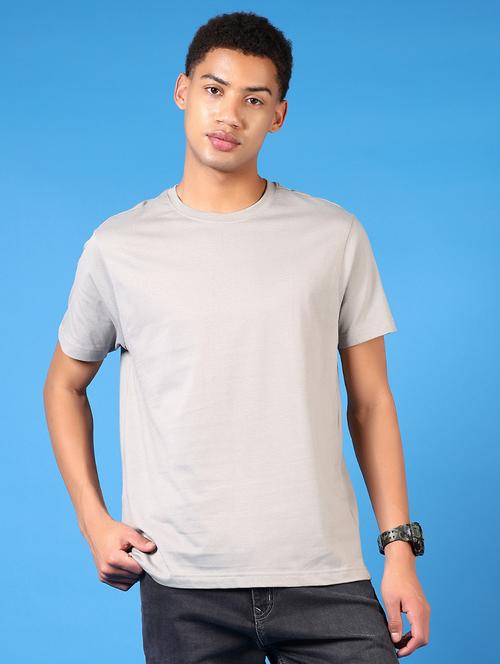 men solid short sleeve regular fit t-shirt - 21659750 - Very Small Image - 1