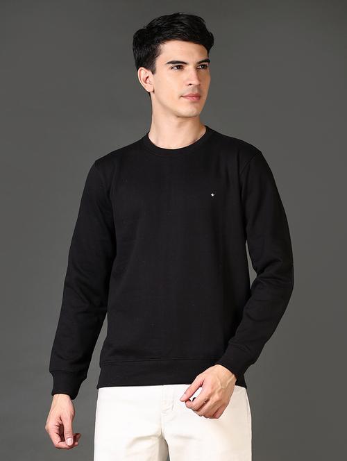 men long sleeves plain sweatshirt - 21659798 - Very Small Image - 1