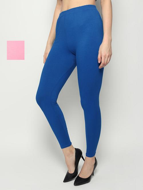 women pack of 2 solid legging - 21660697 - Very Small Image - 1