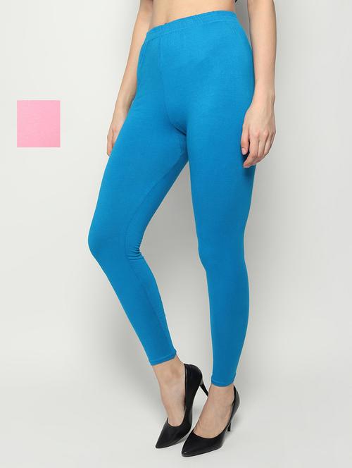 women pack of 2 solid legging - 21660712 - Very Small Image - 1