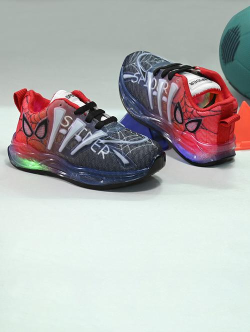 Kids Printed Lace Up Shoes - 21660807 - Very Small Image - 1