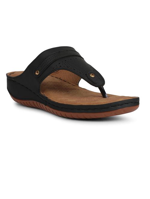 women black slip on sandals - 21660841 - Very Small Image - 1