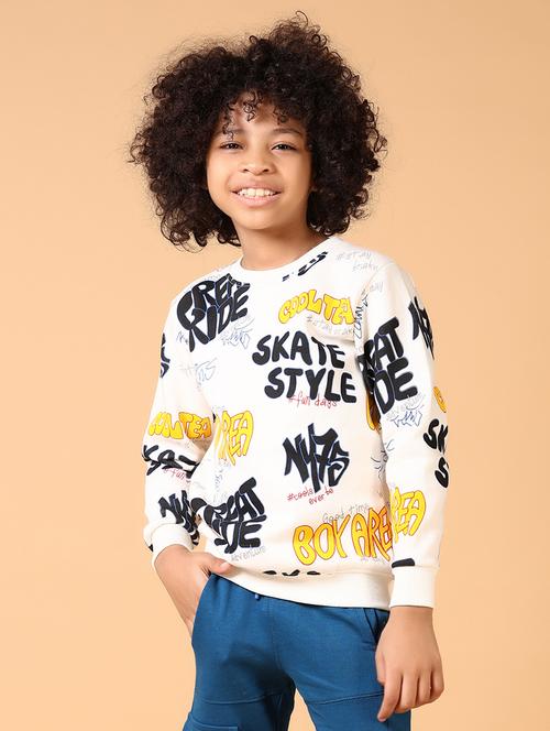boys long sleeves printed sweatshirt - 21661086 - Very Small Image - 1