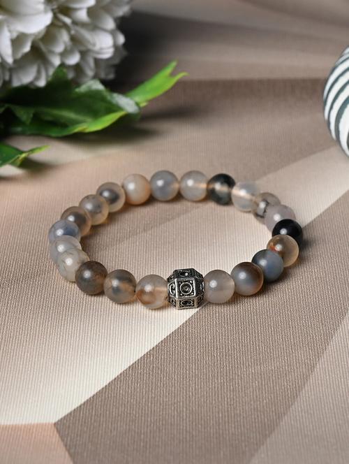 women crystal obsidian beads bracelet - 21661247 - Very Small Image - 1