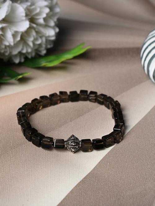 women crystal obsidian beads bracelet - 21661248 - Very Small Image - 1