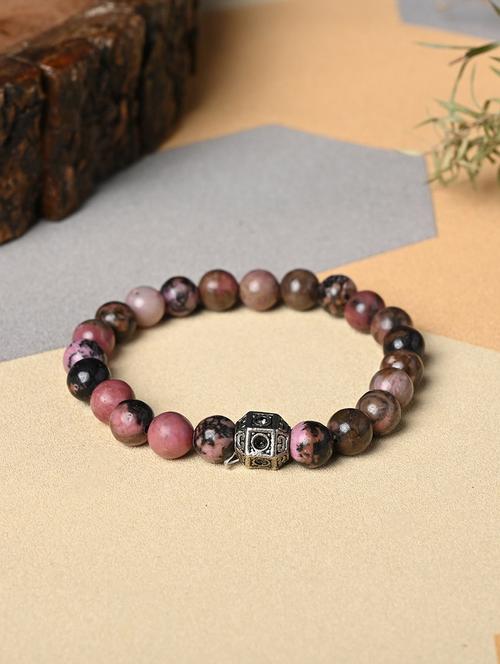 women crystal obsidian beads bracelet - 21661259 - Very Small Image - 1