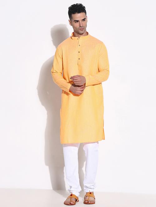 men solid kurta pyjama ethnic wear set - 21661368 - Very Small Image - 1