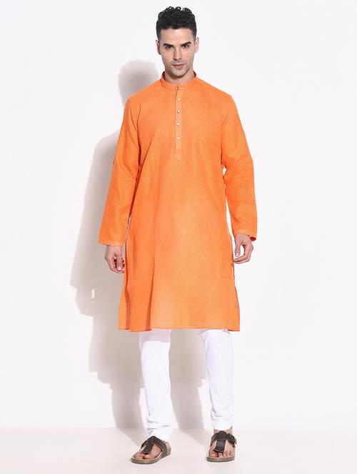 men solid kurta churidar ethnic wear set - 21661369 - Very Small Image - 1