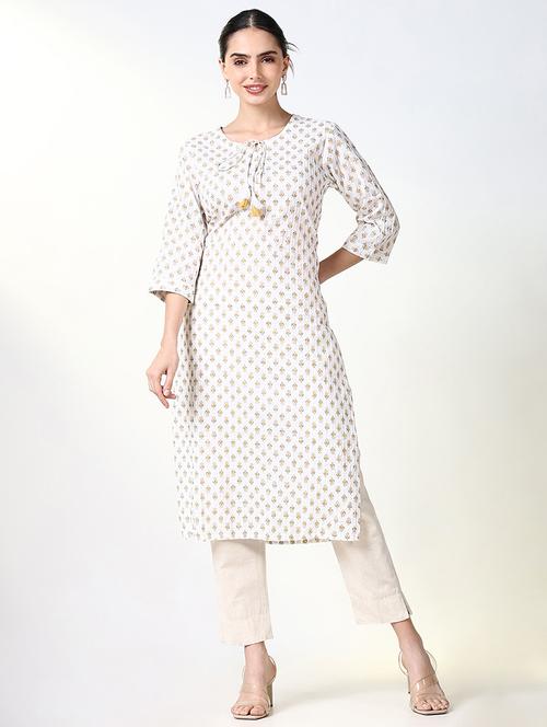 women there quarter sleeve staright kurta - 21661544 - Very Small Image - 1