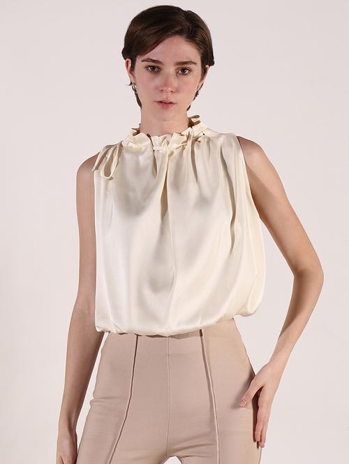 women solid sleeveless regular top - 21661758 - Very Small Image - 1