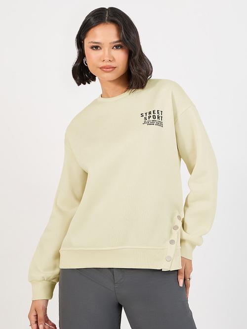 women printed hooded oversized sweatshirt - 21662653 - Very Small Image - 1