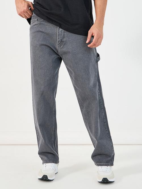 men grey plain jeans - 21662741 - Very Small Image - 1